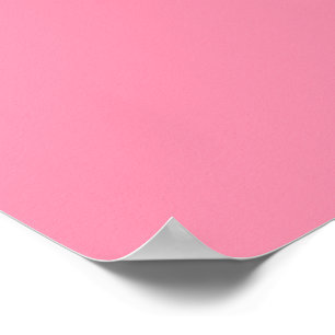 Roze Baker-Miller (vaste kleur) Poster