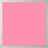 Roze Baker-Miller (vaste kleur) Poster (Voorkant)