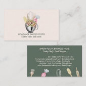 Roze bakkerij visitekaartje (Voorkant / Achterkant)