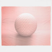 Roze bal Dames Golf Fleece Deken (Voorkant (Horizontaal))