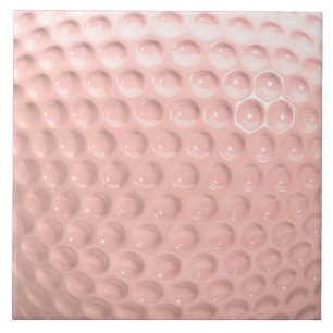 Roze bal Dames Golf Tegeltje