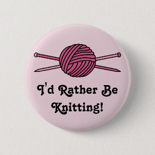 Roze bal van de Garens en de Naaldnaalden Ronde Button 5,7 Cm