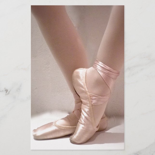 Roze baletslippers (Voorkant)