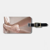 Roze baletslippers bagagelabel (Voorkant horizontaal)