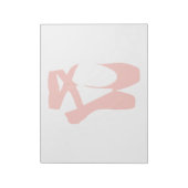 Roze baletslippers notitieblok (Gedraaid)