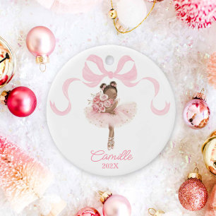 Roze Ballerina Kerst Ornament Keepsake