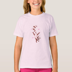 Roze Ballerina Kitty   Leuke Peuter- en Kinderen T T-shirt