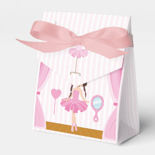 Roze Ballerina thema Birthday Party Guest Bedankt Bedankdoosjes