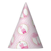 Roze ballet dansen - Ballerina Tutu Dancer Feesthoedjes (Links)