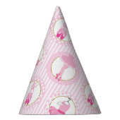 Roze ballet dansen - Ballerina Tutu Dancer Feesthoedjes (Rechts)