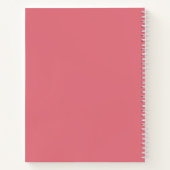 Roze Ballet Danseressen Dansend Patroon Meisje Notitieboek (Achterkant)