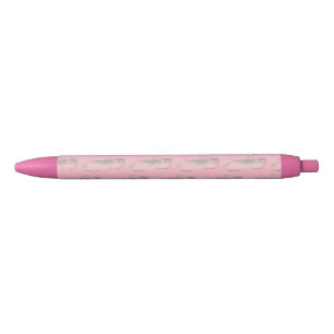 Roze ballet Slipper Dance leraar ballerina Zwarte Inkt Pen