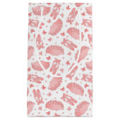 Roze ballet Star-patroon Klein Cadeauzakje (Voorkant)