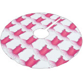 Roze Ballet Tutu Ballerina Dance Studio School Kerstboom Rok (Gekanteld)