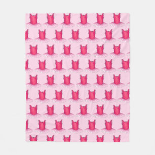 Roze ballet Tutu Costume Ballerina Dance leraar Fleece Deken