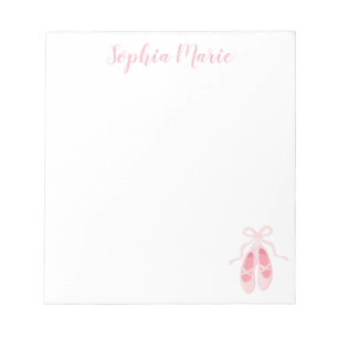 Roze balletschoenen Ballerina Girls Stationery Notitieblok