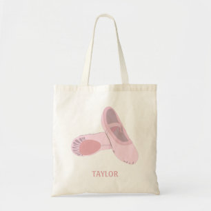 Roze balletschoenen, speciaal ontworpen voor speci tote bag