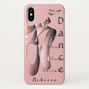 Roze ballettenschoenen iPhone x hoesje