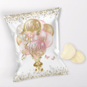 Roze ballon Baby shower Chip Bag Wrappers Flyer