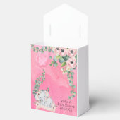 Roze ballon eucalyptus olifant dank u bedankdoosjes (Geopend)