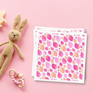 Roze ballon Patroon Baby Girl Baby shower Servet