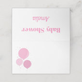 Roze ballonnen | Plaats kaarten (Buitenkant ongevouwen)