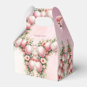 Roze Ballons Favor Box Bedankdoosjes (Achterkant)