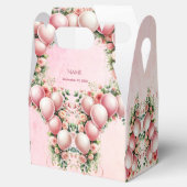Roze Ballons Favor Box Bedankdoosjes (Geopend)