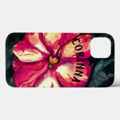 Roze Balsam Vloerkunst & Naam Case-Mate iPhone Case (Achterkant (horizontaal))