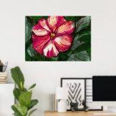 Roze balsem-ventilator poster (Thuiskantoor)