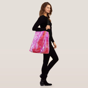 Roze Bandana Big Bag Crossbody Tas