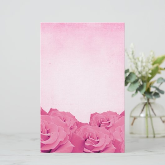 roze bankkerij briefpapier (Staand voorkant)
