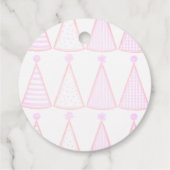 Roze banner Pet - Label voor Birthday banner (Achterkant)