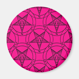 roze baphomet magneet