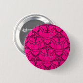 roze baphomet ronde button 5,7 cm (Voorkant /achterkant)
