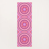 Roze Basis Mandala Yogamat (Achterkant)