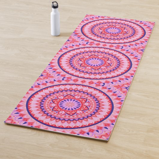Roze Basis Mandala Yogamat (In situ)