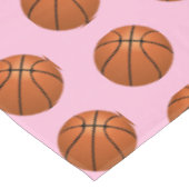 Roze Basketbal Kids Verjaardagsfeestje Tafelkleed (Gekanteld)