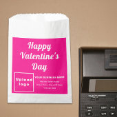 Roze Bedrijfsmerk; Valentijn; Document Zak Bedankzakje