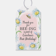 Roze Bee-Day verjaardagsfavoriet cadeaublaadjes me