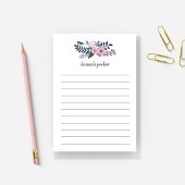 Roze beemvenster| Aangepaste finale Post-it® Notes