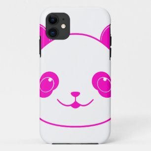 Roze Beer Kawaii Panda iPhone 11 Hoesje