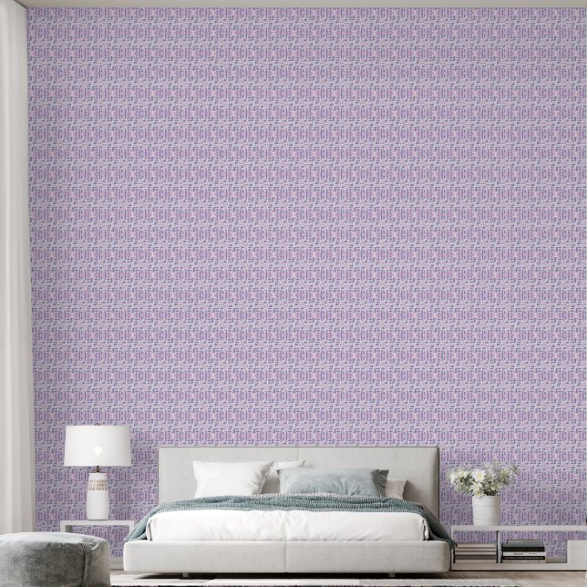 ROZE BEHANG (Slaapkamer)