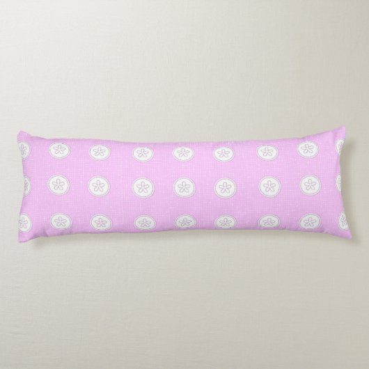 roze behang lichaamskussen (Achterkant)