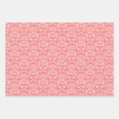  roze behangpapier inpakpapier vel (Voorkant 3)