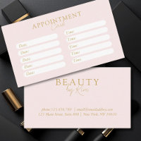 Roze & Beige-Gold, Minimaal, Elegant, Salon