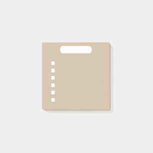 Roze beige to-do lijst post-it® notes