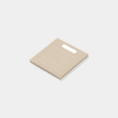 Roze beige to-do lijst post-it® notes (Schuin)
