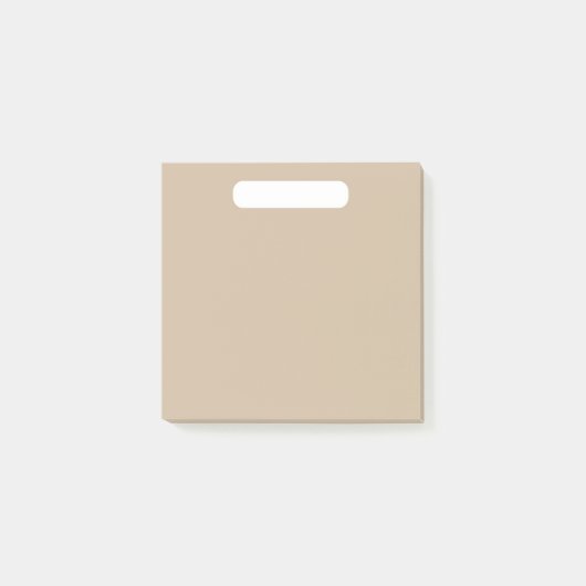 Roze beige to-do lijst post-it® notes (Voorkant)
