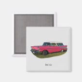 Roze Bel Air magnet Magneet (Voorkant / Achterkant)